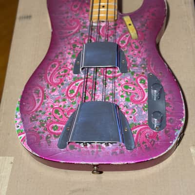 Fender Precision Bass 2000-2022? Master relic- Pink Paisley image 1