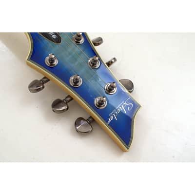 Schecter Omen Extreme-6 Guitar Ocean Blue Burst B-Stock 1132 image 8