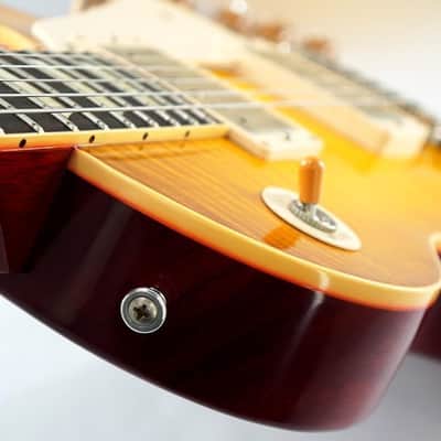 Gibson USED ​​1958 Les Paul Reissue Lightly Figured VOS Hand Selected 2013 Version Faded Lemon Burst [SN. 83926] image 10