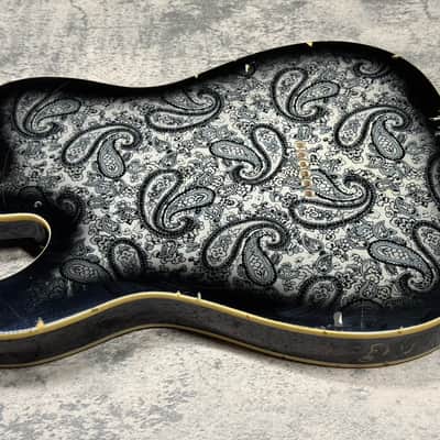 Real Life Relics 60’s Style Tele® Telecaster® Body Double Bound Aged Paisley Black image 7