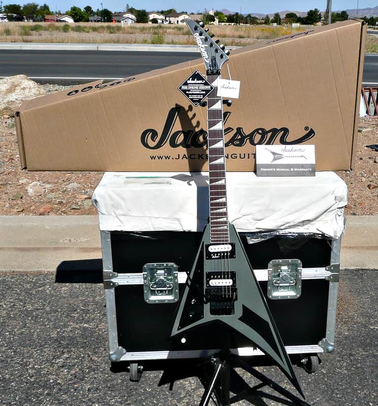 Jackson Rhoads JS32L Left Handed Electric Guitar in Original Box, Packaging, Hang Tags, Owners Manuals and Tremolo Tools - PV MUSIC Guitar Shop Inspected, Setup + Tested - Mint Condition image 1
