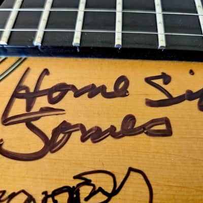 Robert Johnson Tribute Guitar - Delta Blues Parlor Guitar Autographed by BB King, Robert Cray, Buddy Guy, Jeff Healey image 15