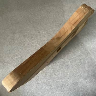 Mahogany Wood Firebird Style Bass Guitar Body image 7
