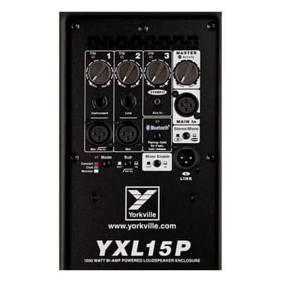 Yorkville YXL15P YX Series 1,000 Watt 15" 2-Way Powered Speaker Active Monitor image 4
