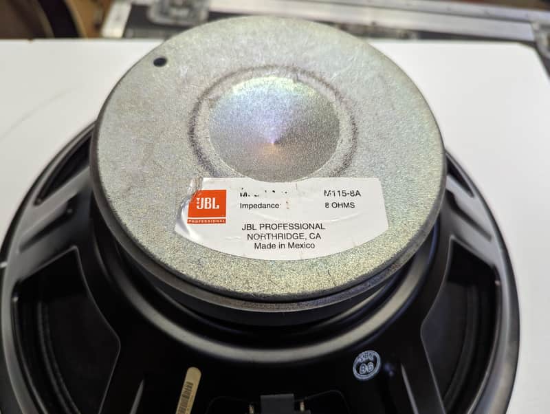 Matched Pair! JBL M115-8A 225 Watt 15