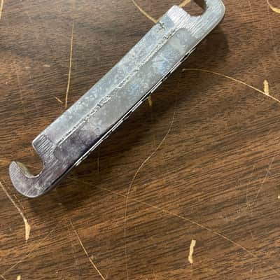 Vintage original Gibson Les Paul Tailpiece 1969 Chrome image 2