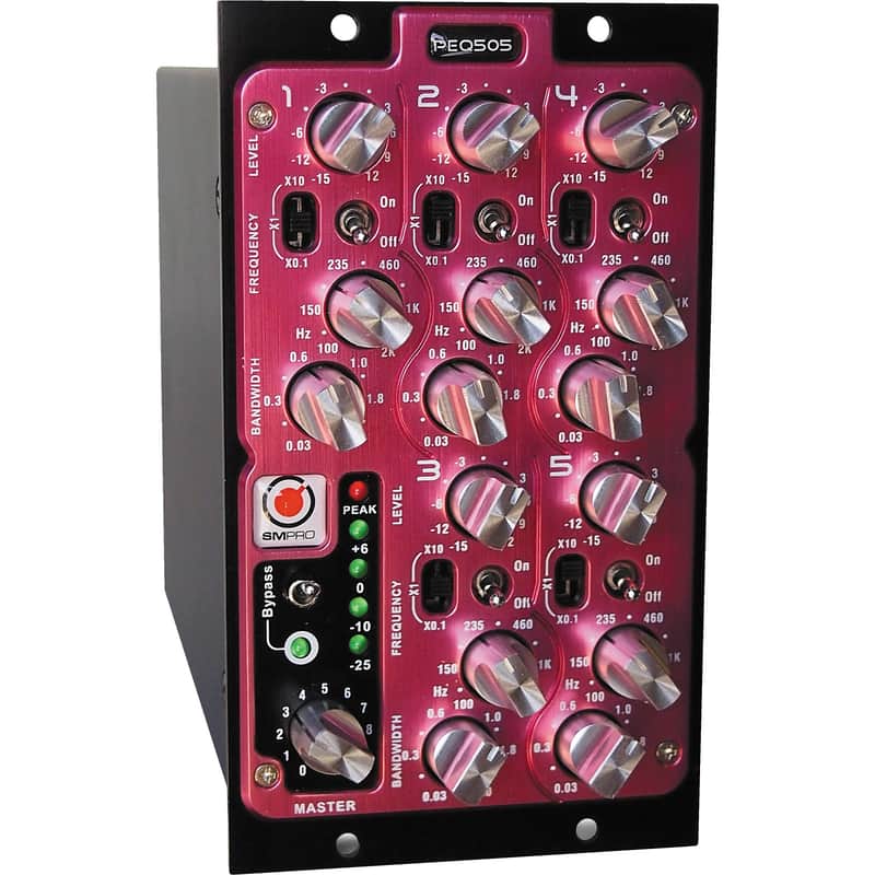 SM Pro PEQ505 - Parametric EQ/Equaliser 500-Series API Module image 1