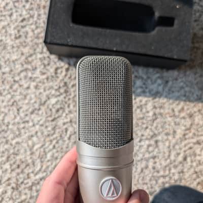 Audio-Technica AT4047MP 40 Series Side-Address Multi-Pattern Condenser Microphone 2010s - Silver image 3