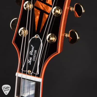 Gibson Custom Shop Made 2 Measure Les Paul Custom Figured Orange Widow 10.0 #CS600375 image 7