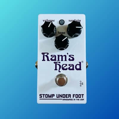 Stomp Under Foot Ram's Head (Violet Version) Fuzz Pedal | Reverb