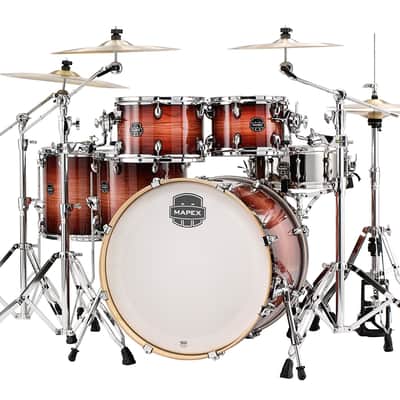 Mapex Armory 6pc Studioease Fast Shell Pack in Redwood Burst - 10/12/14/16/22/14S - AR628SFURA image 1