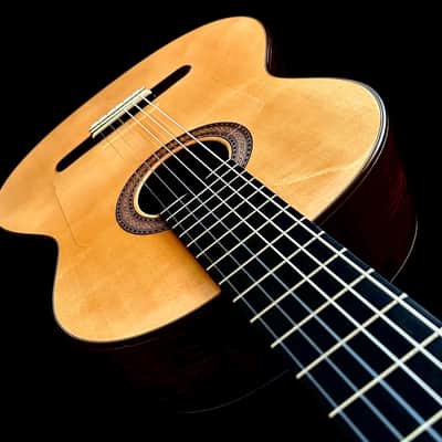 Lazarides Flamenca Negra Concert Guitar-Spruce/Indian Rosewood image 9