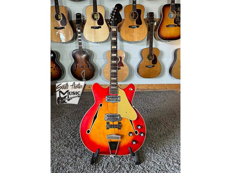 Fender Coronado II with Rosewood Fretboard 1967 - Cherry Red