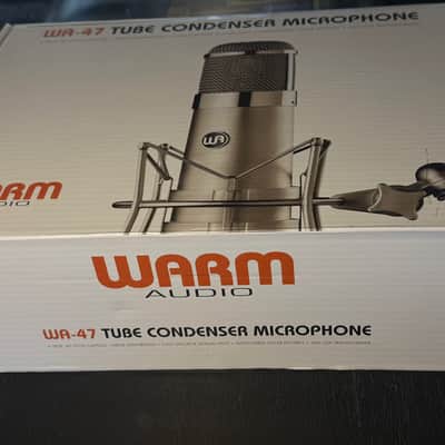 Warm Audio WA-47 Large Diaphragm Multipattern Tube Condenser Microphone 2018 - Present - Nickel image 2