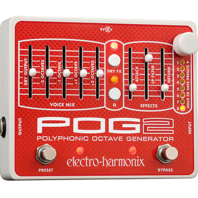 Electro-Harmonix POG2 Polyphonic Octave Generator Pedal - Open Box image 1