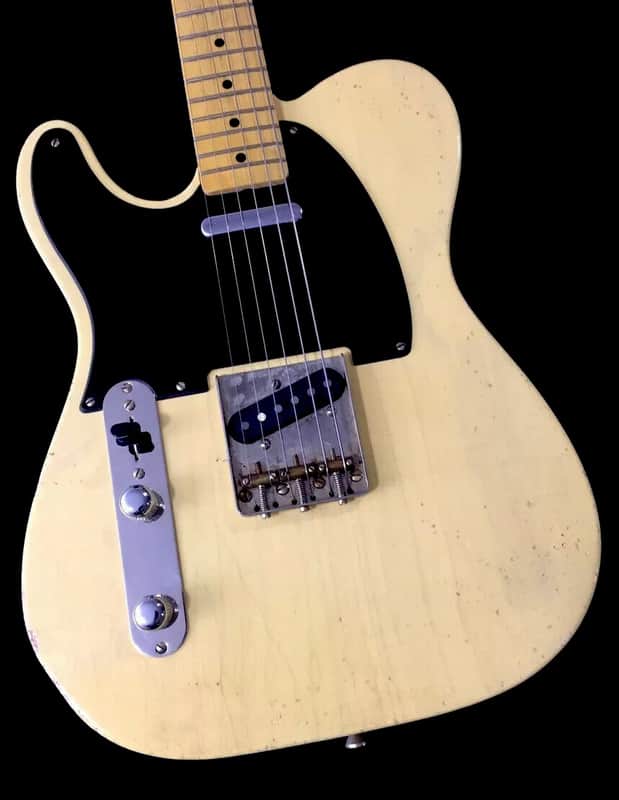 LEFTY! Wildwood Custom USA Musikraft Blonde TL51 Nocaster Relic Nitro Lacquer Swamp Ash 7 Lb HSC image 1