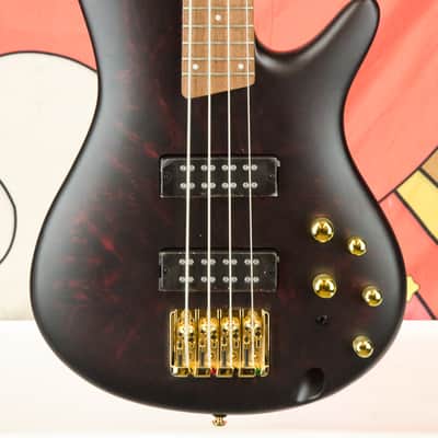 Ibanez SR300EDXWZM SR Deluxe Bass Guitar - Wine Red Frozen Matte image 3