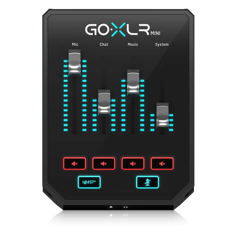 TC GO XLR MINI Online Broadcast Mixer with USB/Audio Interface and Midas Preamp image 1