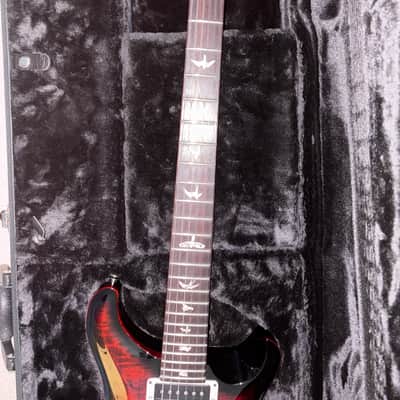 PRS Custom 24 Piezo - Fire Smokeburst image 3