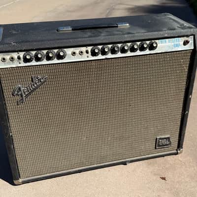 Fender JBL Twin Reverb 2-Channel 100-Watt 2x12" Guitar Combo 1970 - 1971 - Silverface image 1