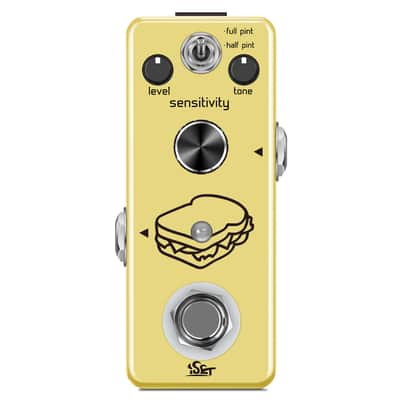ISET Analog  Sandwish Compressor Guitar Pedal for Electric Guitar Bass True Bypass