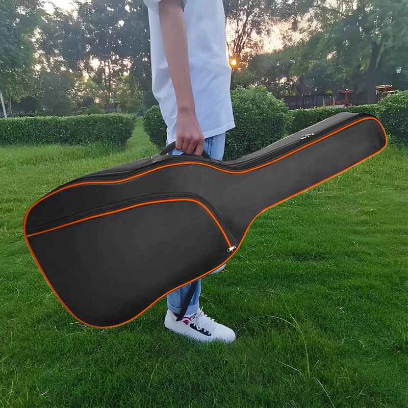 40" 41" Acoustic Guitar Gig Bag | Soft Padded Case with 5mm Thick Foam | Heavy-Duty Waterproof Oxford Material & Multiple Carrying Options image 1