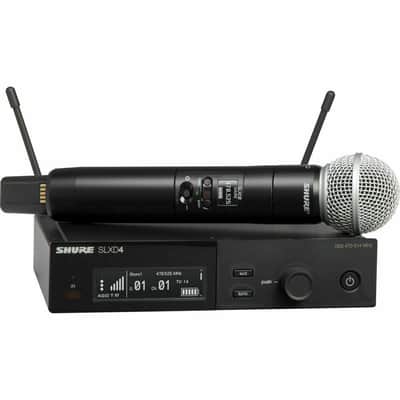 Shure SLXD24/SM58 G58 Wireless System w/ SM58 Handheld Microphone (G58: 470-514 MHz) image 1