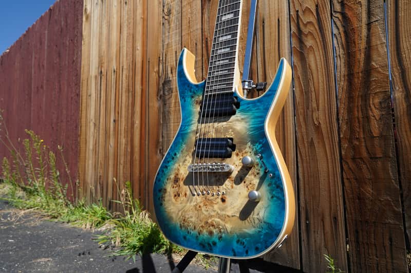 Dean PROTOTYPE Exile 7 Burl Poplar w/Fishman Fluence 7-String image 1