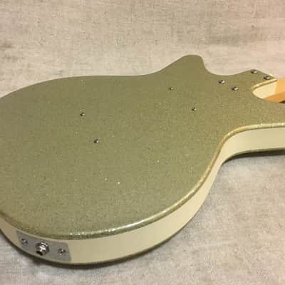 Danelectro Left Hand Lefty DC-2 Bass 1999 Korea Silver Sparkle image 20