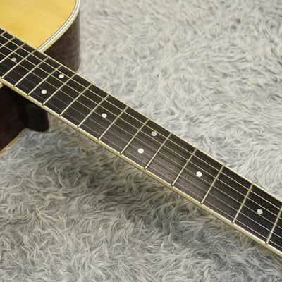 Vintage 1980's Yamaha FG-200D Orange Label Acoustic Guitar Made in Japan image 3