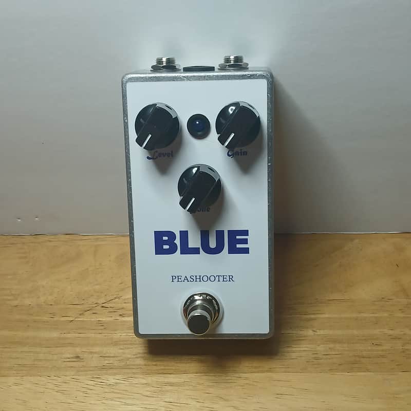 BLUE Overdrive / Boost Pedal -  Protein - Morning Glory - Blues Breaker - #005 - White/Aluminum image 1