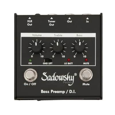 Bass Direct Kit - Sadowsky SBP-1 v2 Outboard Bass Preamp / DI + Rockboard Flat XLR Cable 20ft image 7