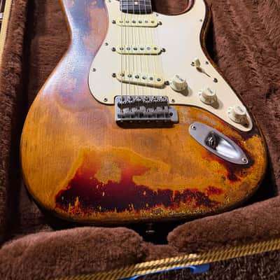 Nacho 2024 Early 60s Strat “Rory” - Aged Sunburst image 11