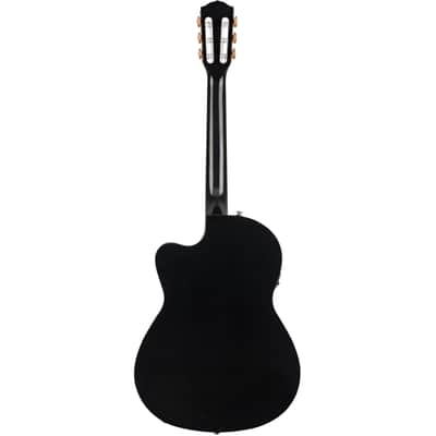 Fender CN-140SCE (Black) - 4/4 classical guitar image 2
