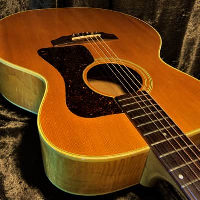Guild GF30 Westerly Rhode Island built in 1987 Vintage Guild Acoustic Guitar Flame Maple Archback image 8