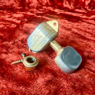 Grover Imperial BASS side guitar tuner 1960 Gold kidney original vintage USA Gretsch image 1