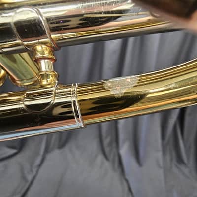 Olds Bb Cornet 1938 - Lacquered Brass w/ Nickel plating w/ original case image 17