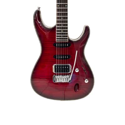 Ibanez SAS36FM In Transparent Red Sunburst image 1