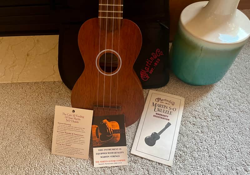 Martin S-O UKE Ukulele. All Solid Wood w/ Martin Gig Bag, New Strings & Paperwork! image 1