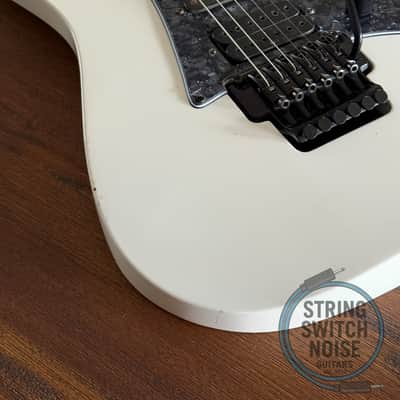 Ibanez RG350 DX Guitar, White, 2007, WIZZARD II NECK image 18