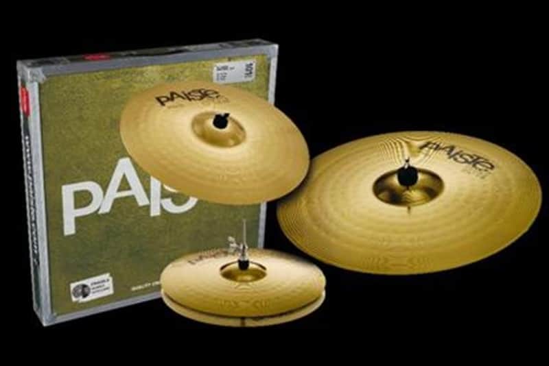 Paiste Universal 101 Brass Cymbal Box Set (14"HAT,16"CRASH,20"RIDE) image 1