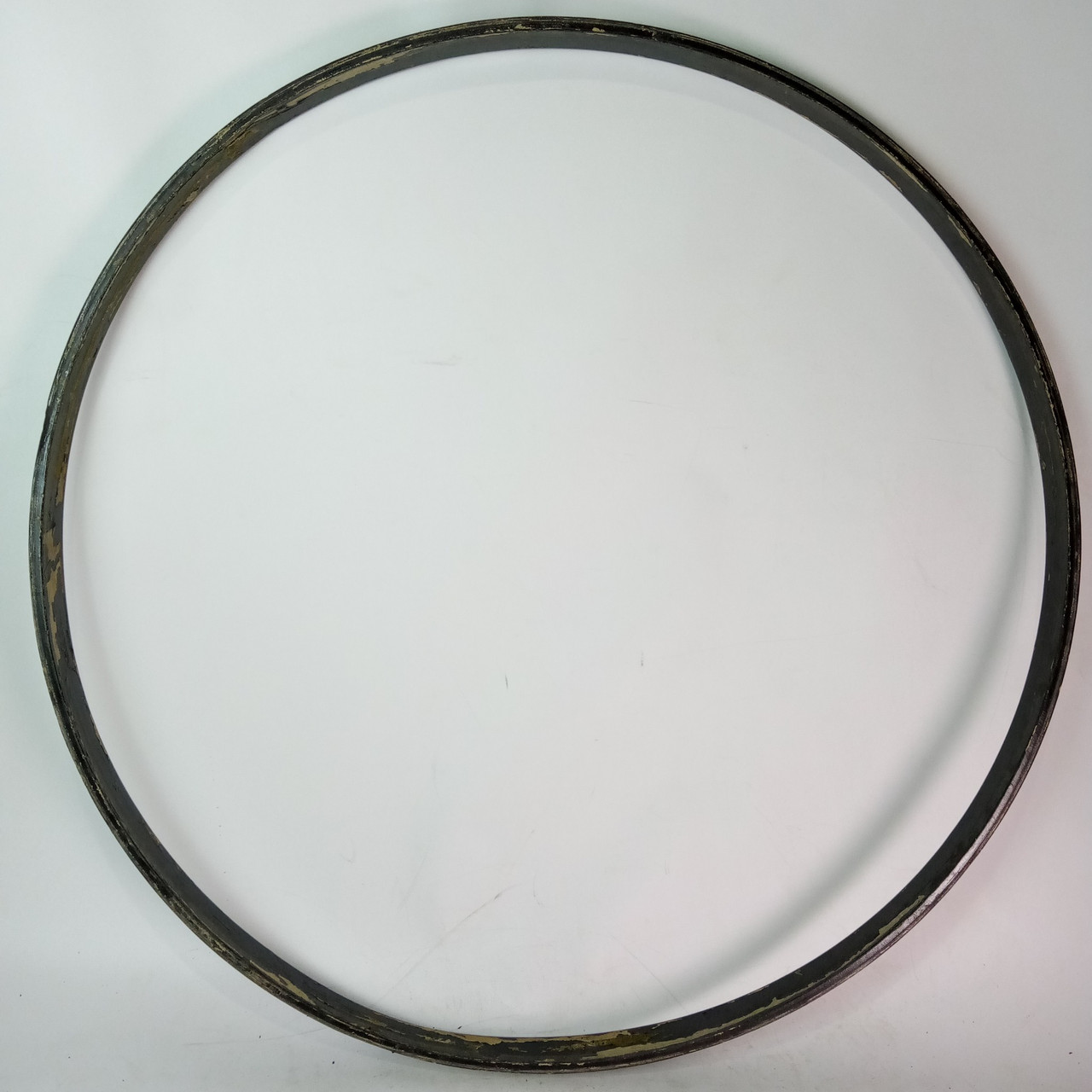 Slingerland/Ludwig 30"COW Concert Bass Drum Hoop Rim Marching Parade Chrome-Wood — main photograph