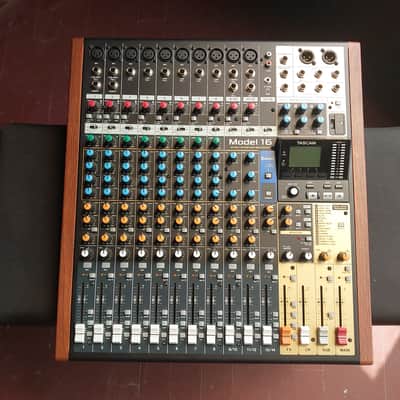 TASCAM Model 16 Multitrack Recorder / Mixer / Audio Interface 2019 - Present - Black with Wood Cheeks image 2