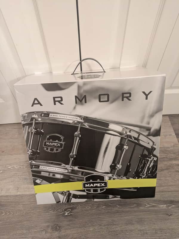 Mapex ARST4551CEB Armory Tomahawk 14x5.5" Steel Snare Drum
