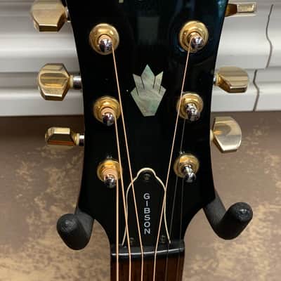 1997 Epiphone PR7E/HS Cherry Sunburst Acoustic-Electric Guitar image 6