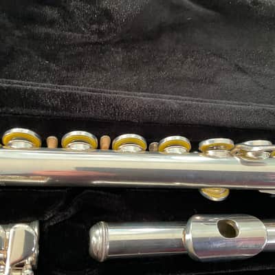 Yamaha 225SIi - Silverplated Flute Clean/All New Pads Bild 5