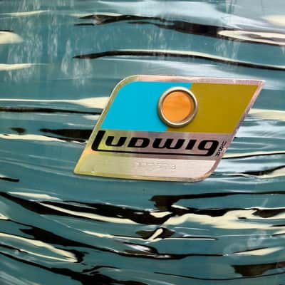 Ludwig 1970 - Blue Oyster “Bowling Ball” Pearl image 15
