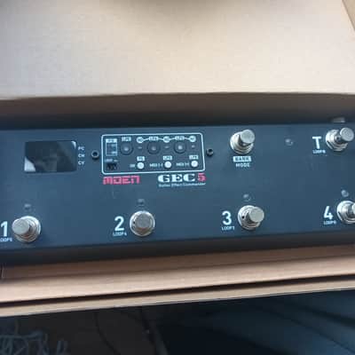 MOEN GEC-5 Guitar Pedal FX Switcher - 5 Loop Foot Controller with MIDI image 1