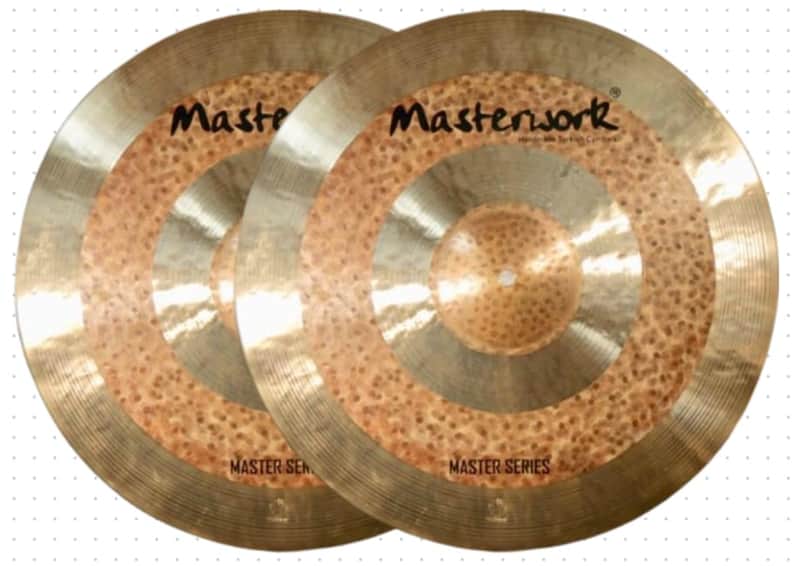Masterwork Cymbals Cymbals Master Series 14'' Rock Hi-Hats (Pair) image 1