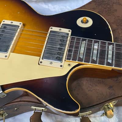 NEW! Gibson Custom 1959 Les Paul Standard Resissue Electric Guitar - Beauty of the Burst #58 - Heavy Aged - Murphy Lab - Authorized Dealer - 8.7 lbs - G07173 image 3